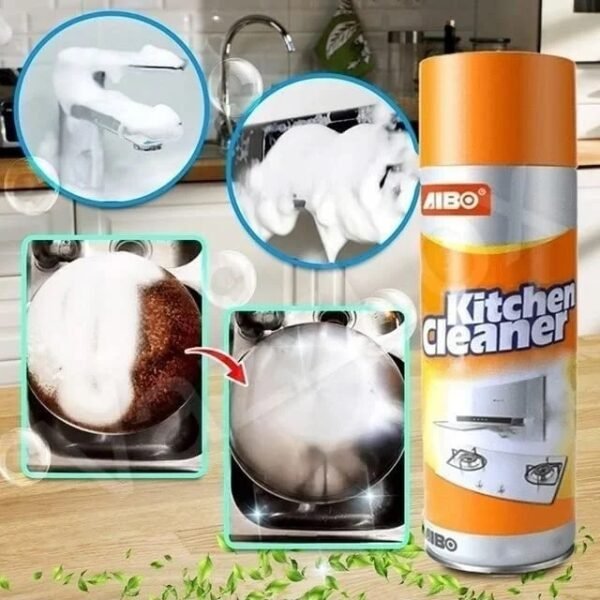 Multi Purpose Bubble Foam Cleaner Spray OIL & GREASE STAIN REMOVER